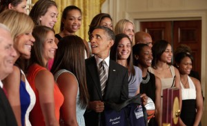 Obama Welcomes Women's NCAA Champion UConn Huskies To White House